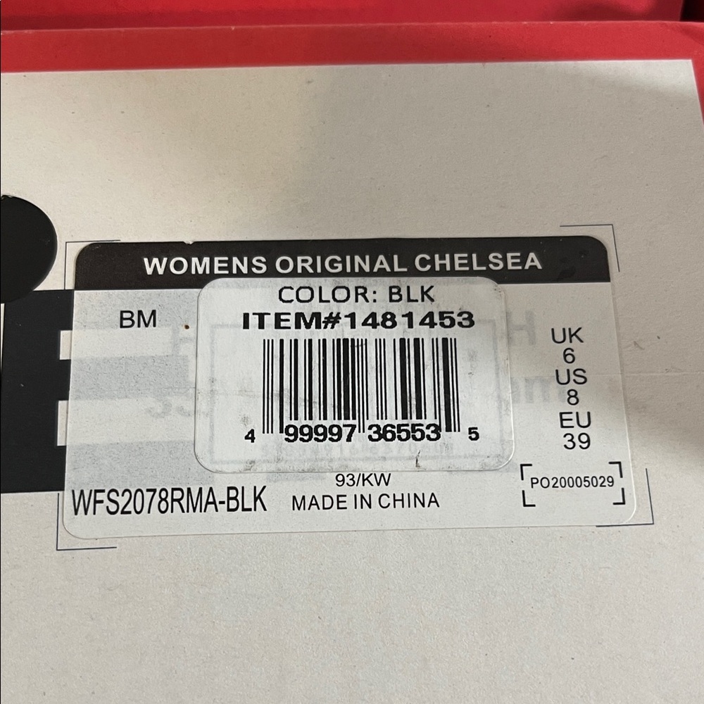 HUNTER Women's Original Chelsea Rain Boots Waterproof Size 8 Black New - Picture 14 of 16